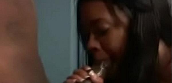  Tasty little Blasian Melody Nakai  gets all gobbled up